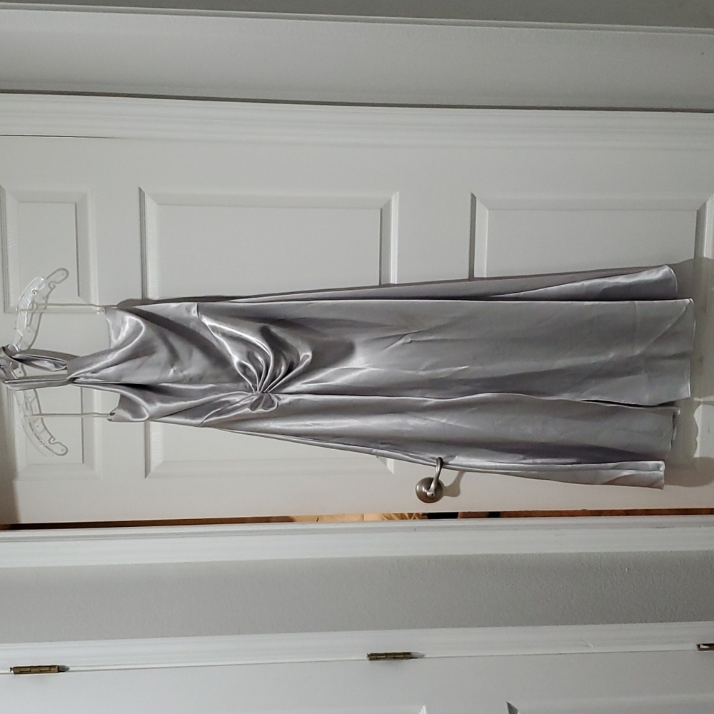 Women's Silver Prom/Bridesmaids Dress
